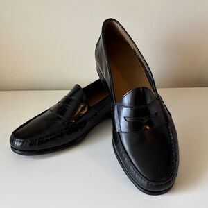 Cole Haan Men's Black Patent Leather Pinch Penny Loafer Sz 11 NWOT
